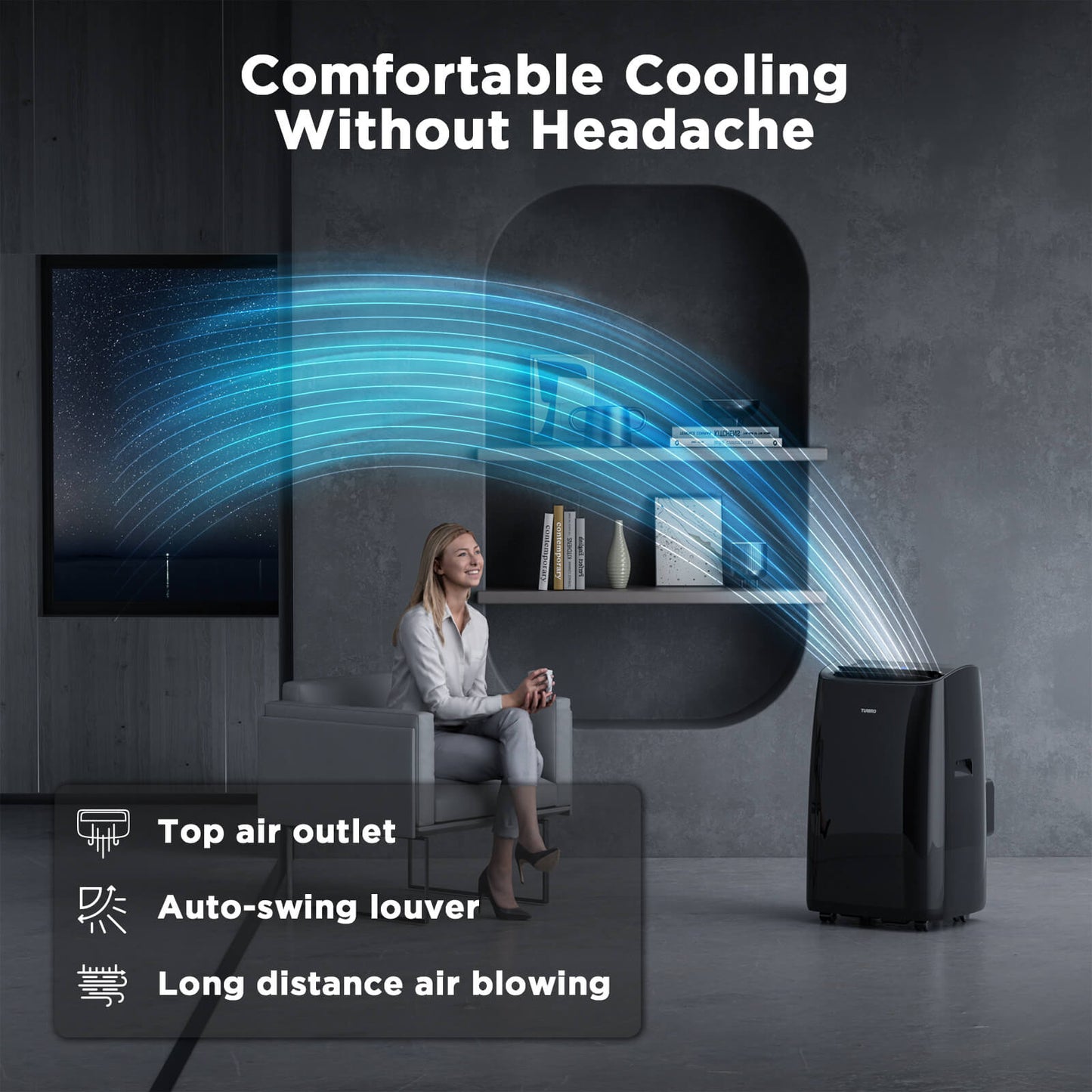 Greenland 14,000 BTU WiFi Portable Air Conditioner