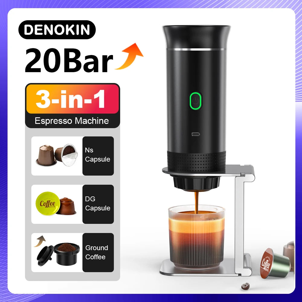 Wireless Electric Portable Espresso Coffee Machine
