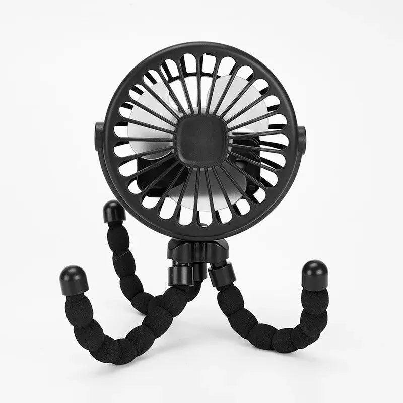 Multi-Functional USB Rechargeable Octopus Mini Fan