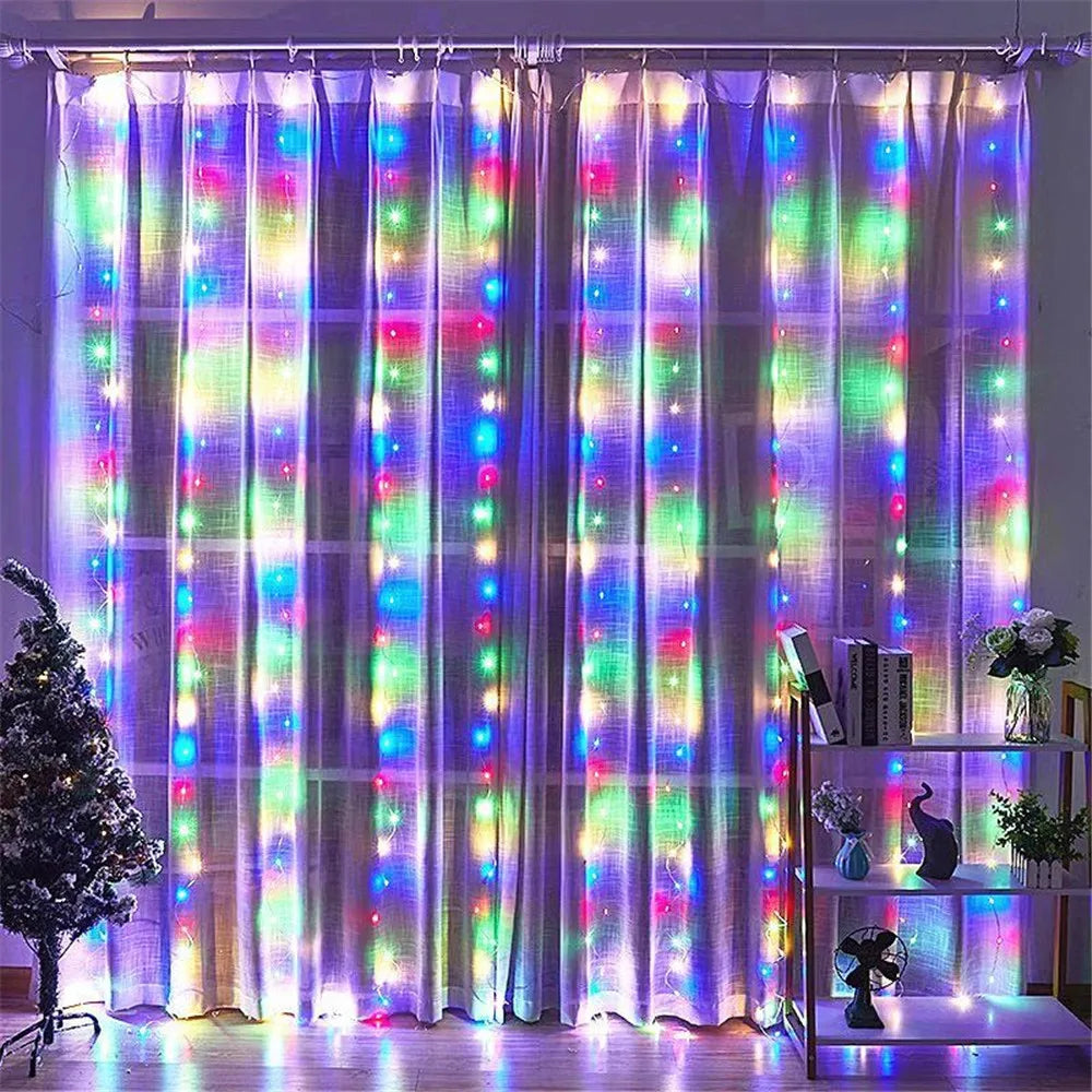 Curtain Light Outdoor Fairy String Lights