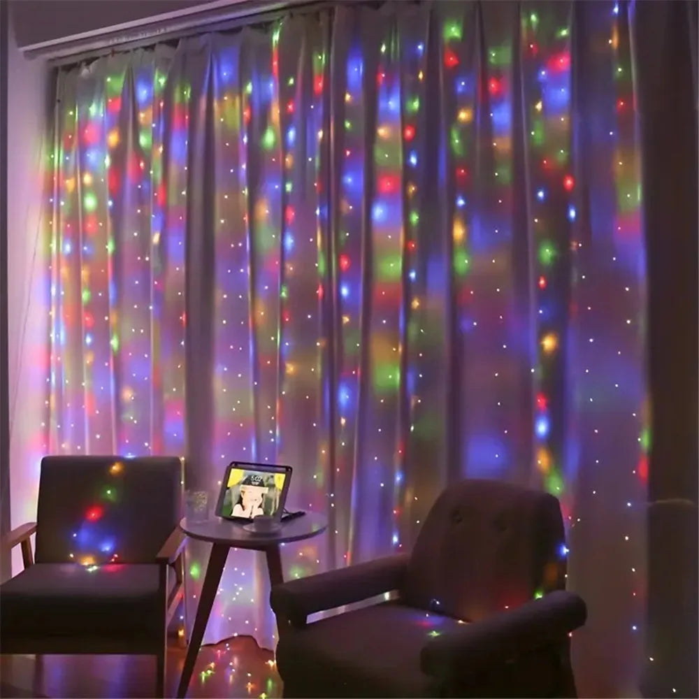 Curtain Light Outdoor Fairy String Lights