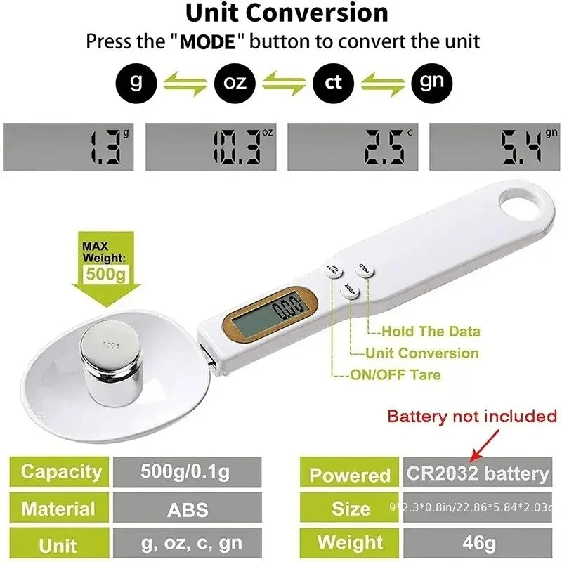 Weight Measuring Spoon